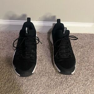 Nike Women's Black and White Metcon 6 Sneakers